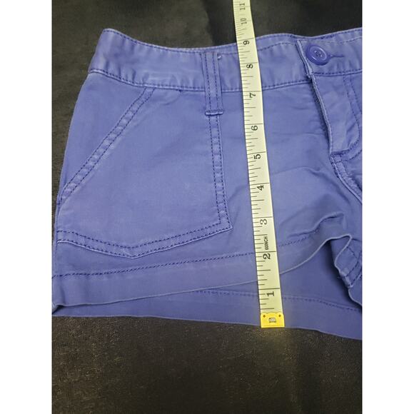 Mossimo Supply Co Blue Cotton Shorty Shorts | Size 1 - Picture 5 of 6